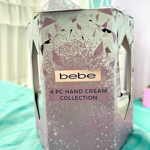 Bebe Purple and Silver 4-Piece Hand Cream Collection